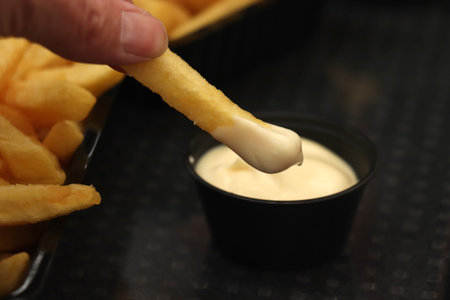 French fries in the Netherlands, served with mayonnaise