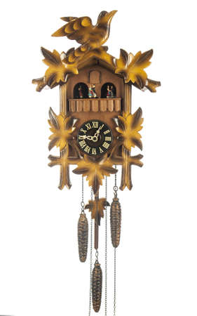 Vintage cuckoo clockの写真素材