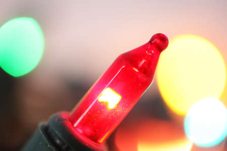 Christmas lights close upの写真素材