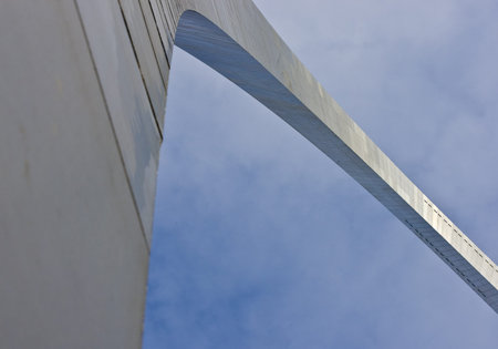 Abstract view of the St  Louis Arch - Gateway to the West のeditorial素材