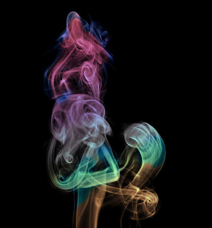 Abstract multi colored smokeの写真素材