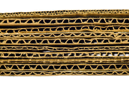 Stack of cardboard paperの写真素材