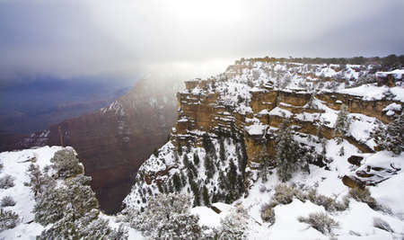 View of Colorado River in Grand Canyon northern end wall の写真素材