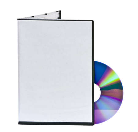 Blank DVD case and disc with room for your text の写真素材