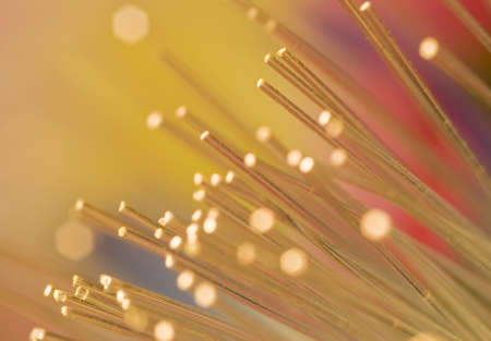 optic fiber colorful technology background の写真素材