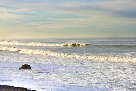 early morning california coastの写真素材