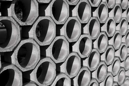 concrete wall pattern in black and white 