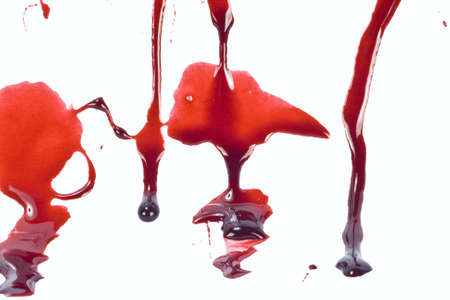 Dripping blood