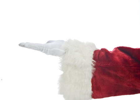 Santa Claus hand to hold your   