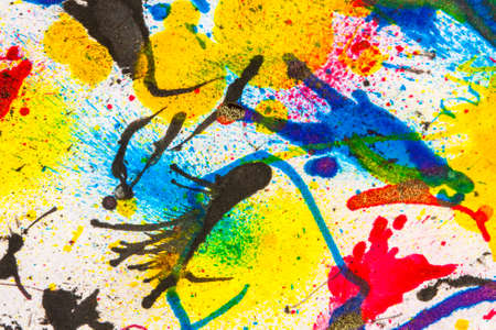 Ink splatters backgroundの写真素材