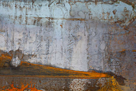 large sheet of rusted metal texture background imageの写真素材