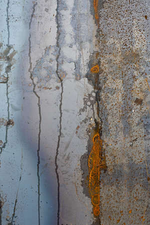 large sheet of rusted metal texture background imageの写真素材