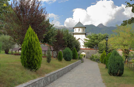 Monastery in mountains, Montenegroの写真素材