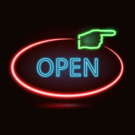 Neon signのイラスト素材