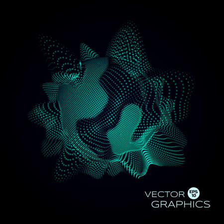 3d vector objectのイラスト素材