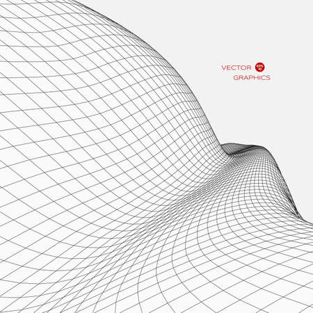 3d landscape background graphic design.のイラスト素材