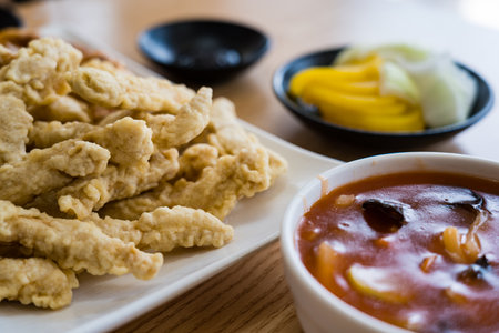 The best flavor of sweet and sour pork - Korean foodの写真素材