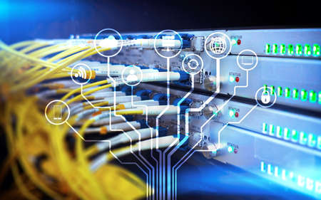 IOT, Internet of things, telecommunication concept.の写真素材