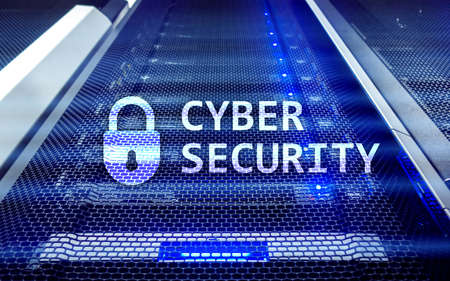 Cyber security, data protection, information privacy. Internet and technology concept.の写真素材