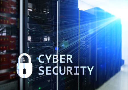 Cyber security, data protection, information privacy. Internet and technology concept.の写真素材