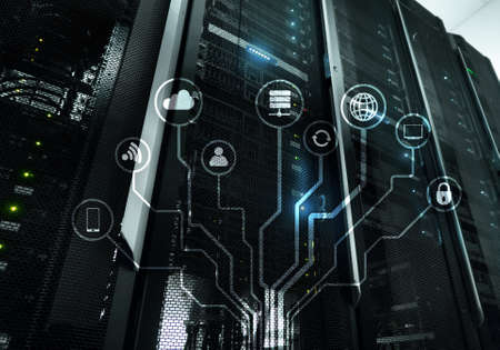 IOT, Internet of things, telecommunication concept.の写真素材