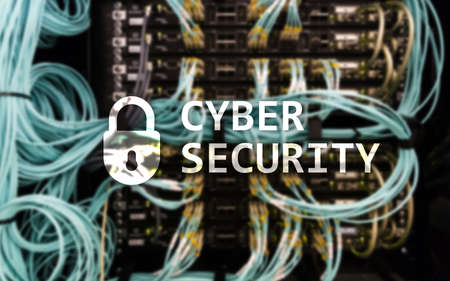 Cyber security, data protection, information privacy. Internet and technology concept.の写真素材