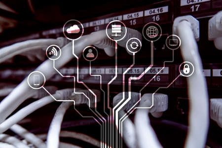 IOT, Internet of things, telecommunication concept.の写真素材