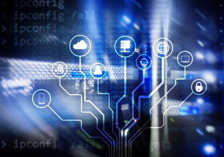 IOT, Internet of things, telecommunication concept.の写真素材