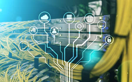 IOT, Internet of things, telecommunication concept.の写真素材