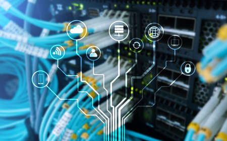 IOT, Internet of things, telecommunication concept.の写真素材