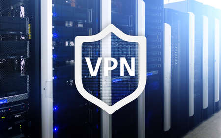 VPN, virtual private network technology, proxy and ssl, cyber security.の写真素材