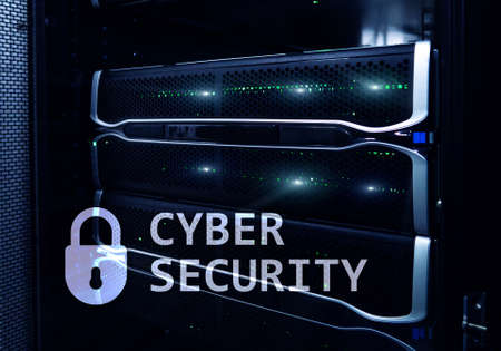 Cyber security, data protection, information privacy. Internet and technology concept.の写真素材