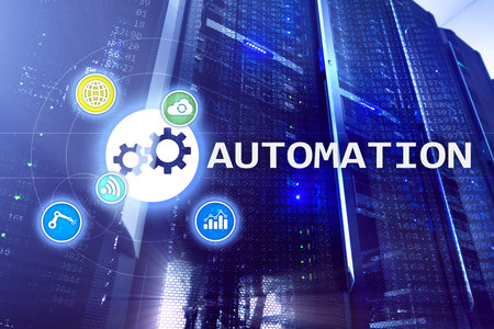 Automation of business Process and innovation technology in manufacturing. Internet and technology...