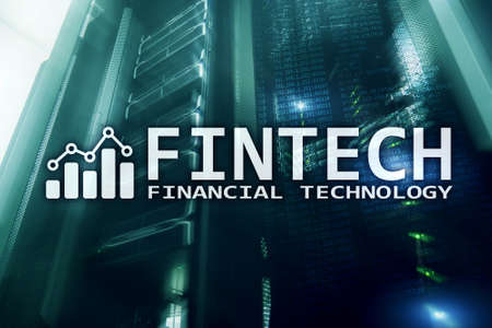 Fintech - Financial technology. Business solution and software development.の写真素材