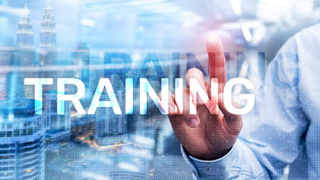 Training. Personal development. Business and education, E-Learning concept.の写真素材