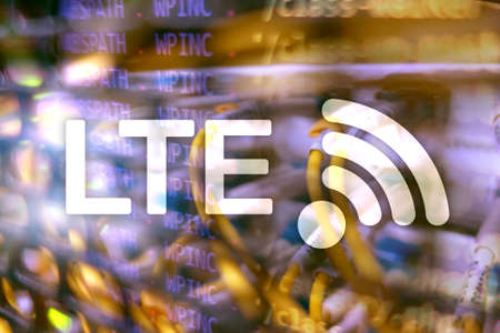 LTE, 5g wireless internet technology concept.の写真素材