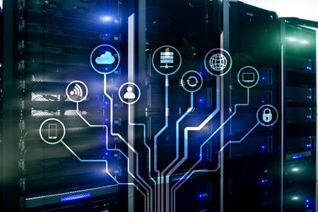 IOT, Internet of things, telecommunication concept.の写真素材