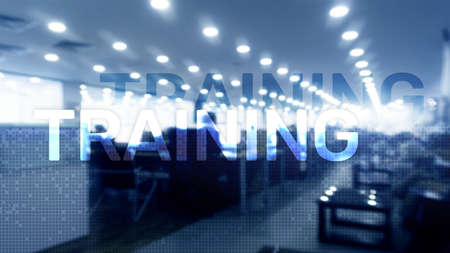 Training. Personal development. Business and education, E-Learning concept.の写真素材