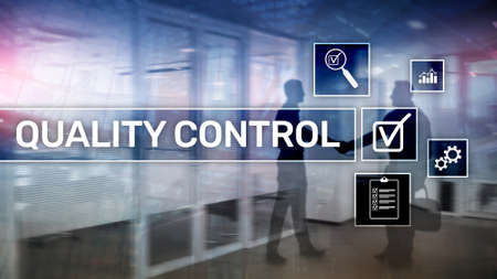 Quality control and assurance. Standardisation. Guarantee. Standards. Business and technology concept.の写真素材