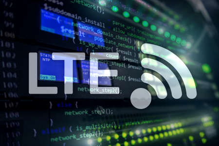 LTE, 5g wireless internet technology concept.の写真素材