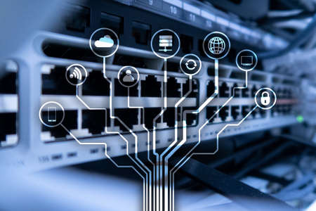 IOT, Internet of things, telecommunication concept.の写真素材