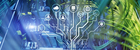 IOT, Internet of things, telecommunication concept. s