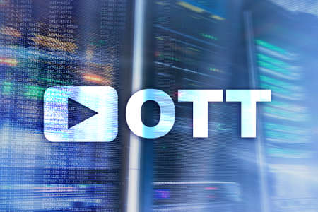 OTT, IPTV, video streaming over the internet.の写真素材