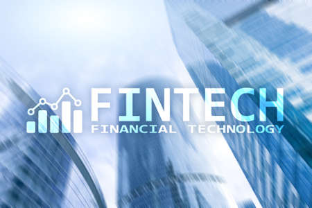 FINTECH - Financial technology, global business and information Internet communication technology....