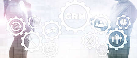 Business Customer CRM Management Analysis Service Concept. Relationship Management.の写真素材