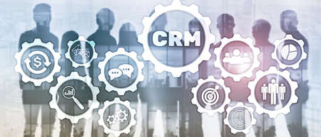 Business Customer CRM Management Analysis Service Concept. Relationship Management.の写真素材