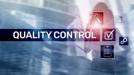 Quality control and assurance. Standardisation. Guarantee. Standards. Business and technology conceptの写真素材