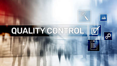 Quality control and assurance. Standardisation. Guarantee. Standards. Business and technology concept.の写真素材