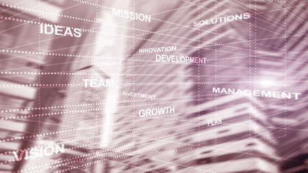 Financial abstract background. Universal mixed media fone.の写真素材