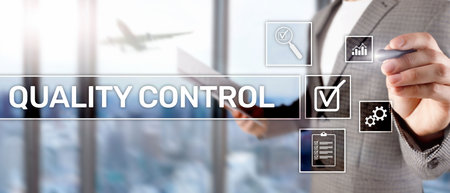 Quality control and assurance. Standardisation. Guarantee. Standards. Business and technology...